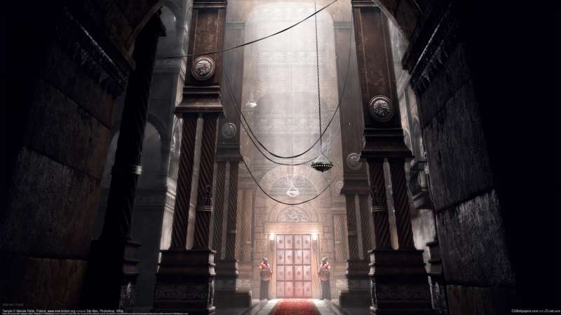 Temple Hintergrundbild