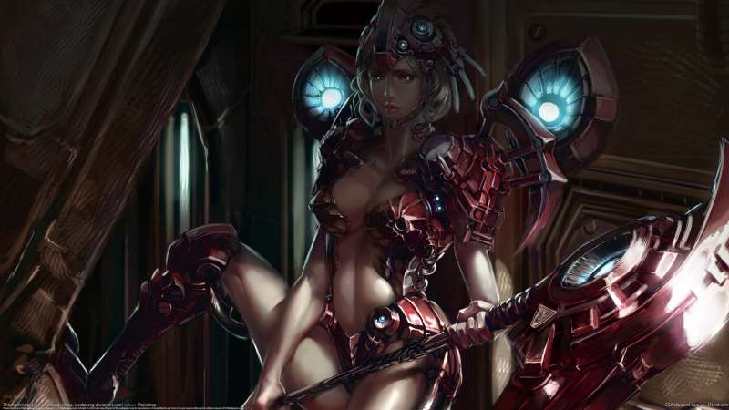 The machine girl Hintergrundbild