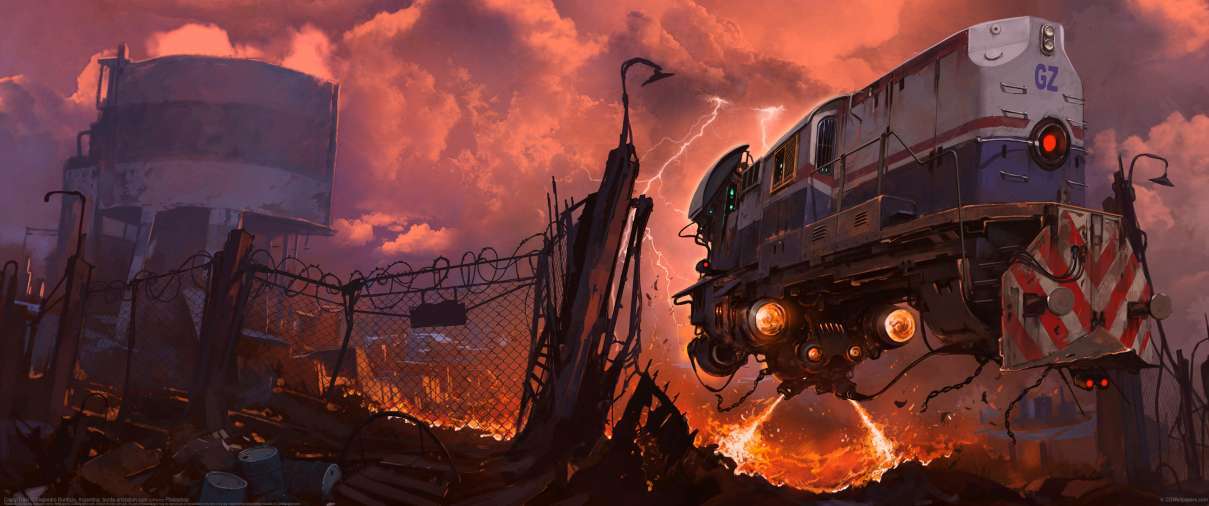 Crazy Train ultrabreit Hintergrundbild