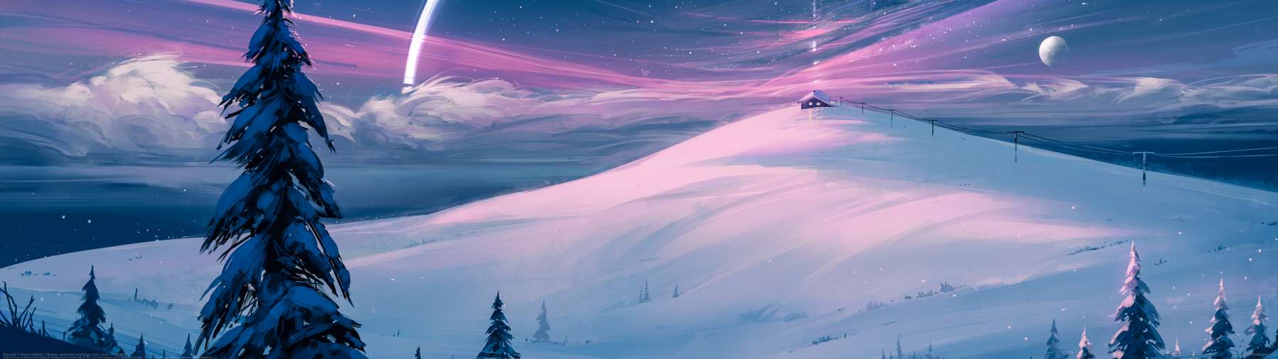 Stardust ultrabreit Hintergrundbild