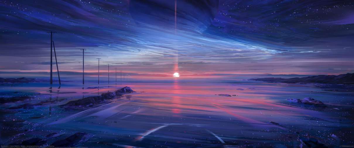 Noctilucent ultrabreit Hintergrundbild