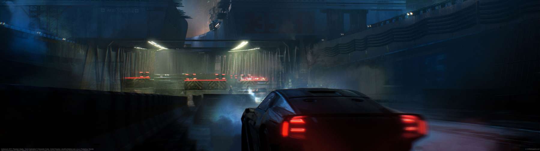 Cyberpunk 2077: Phantom Liberty - Early Exploration ultrabreit Hintergrundbild