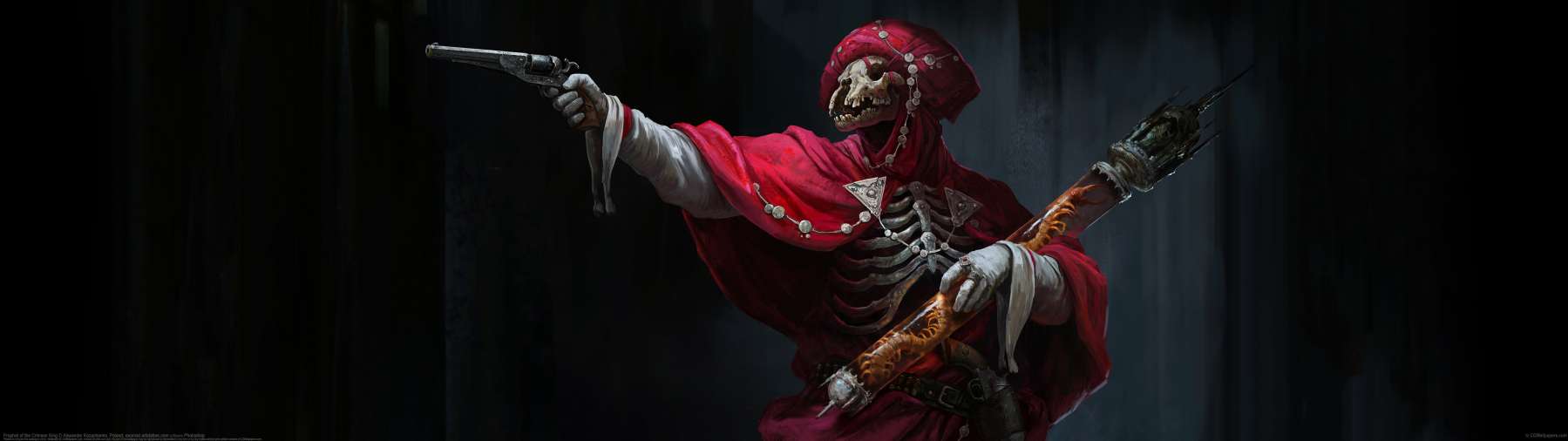 Prophet of the Crimson King ultrabreit Hintergrundbild