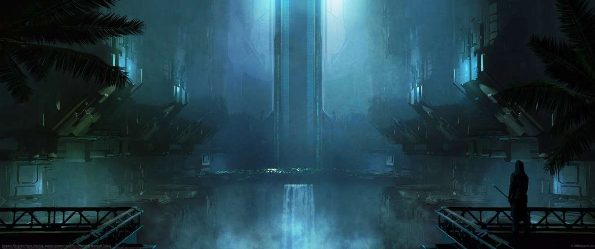 Temple ultrabreit Hintergrundbild