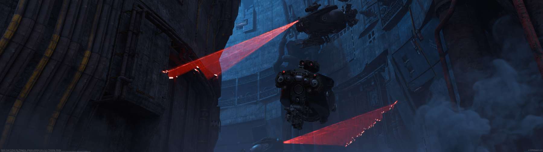 Sentry Scan ultrabreit Hintergrundbild