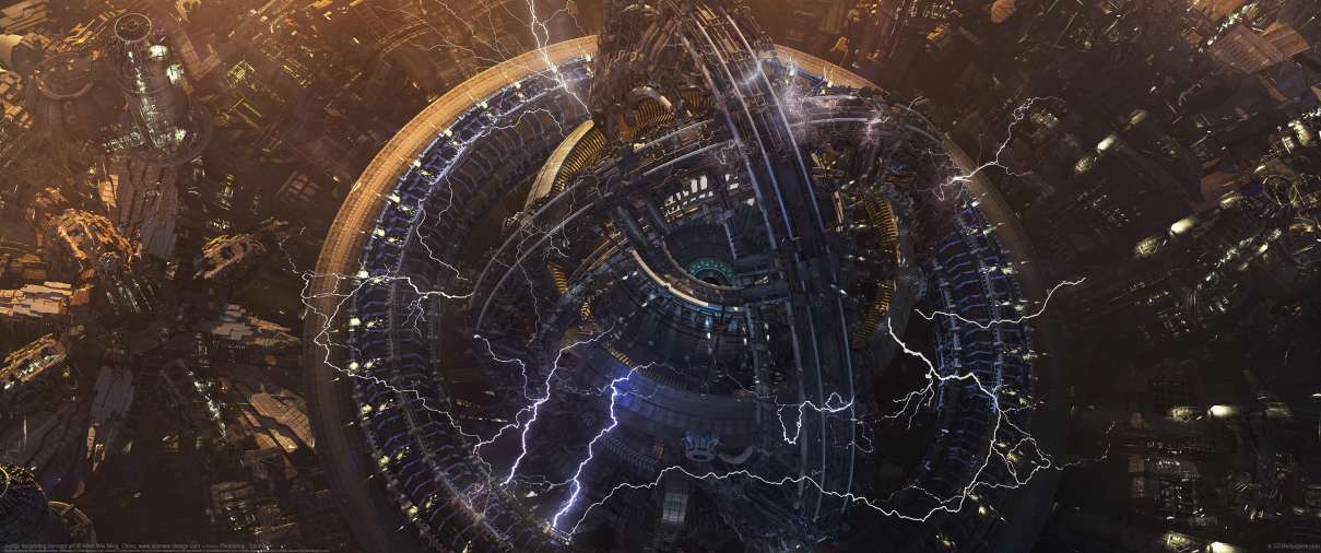 Jupiter Ascending concept art ultrabreit Hintergrundbild