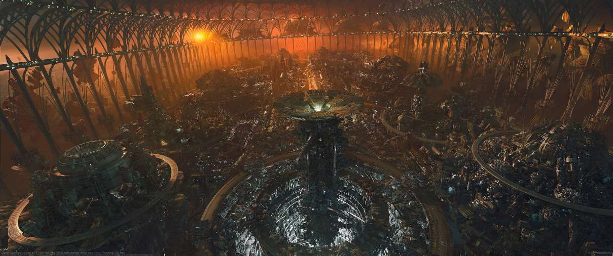 Jupiter Ascending concept art ultrabreit Hintergrundbild