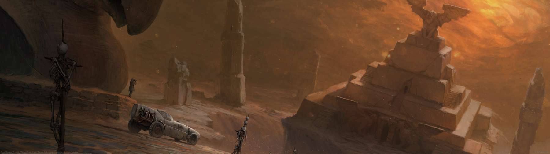 Trench Crusade: The ruins of Nineveh Novus ultrabreit Hintergrundbild