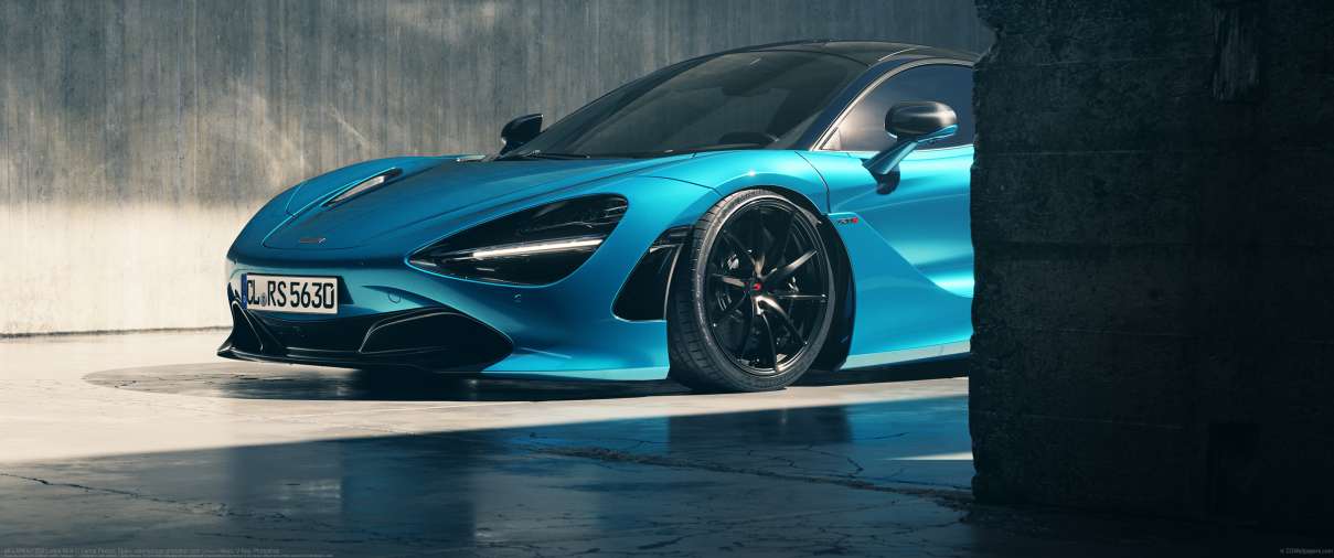 MCLAREN/720S Ludus-Blue ultrabreit Hintergrundbild