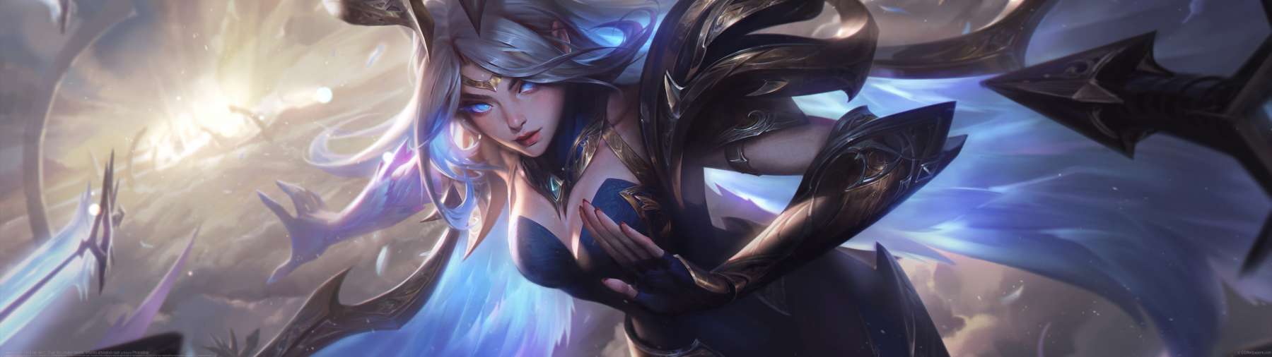 DawnBringer Irelia fan art ultrabreit Hintergrundbild