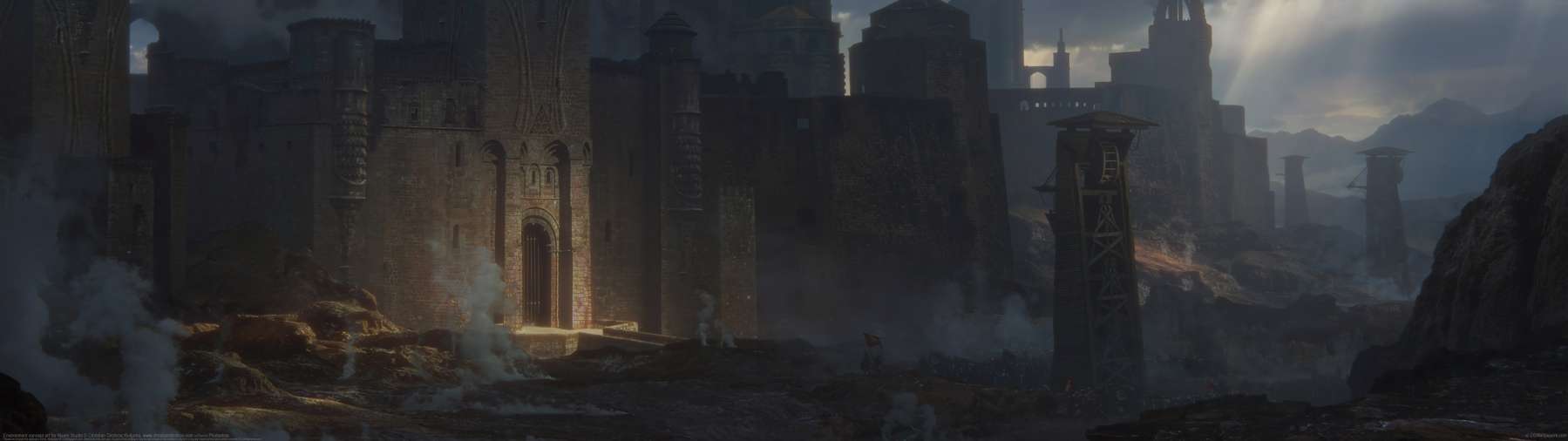 Environment concept art for Nuare Studio ultrabreit Hintergrundbild