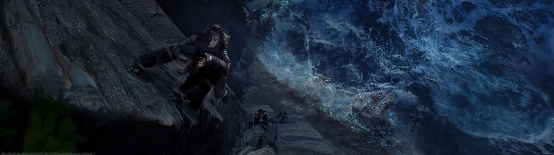 Kingdom of the Planet of the Apes: seaward climb keyframe ultrabreit Hintergrundbild