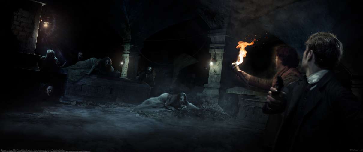 Escape the crypt ultrabreit Hintergrundbild