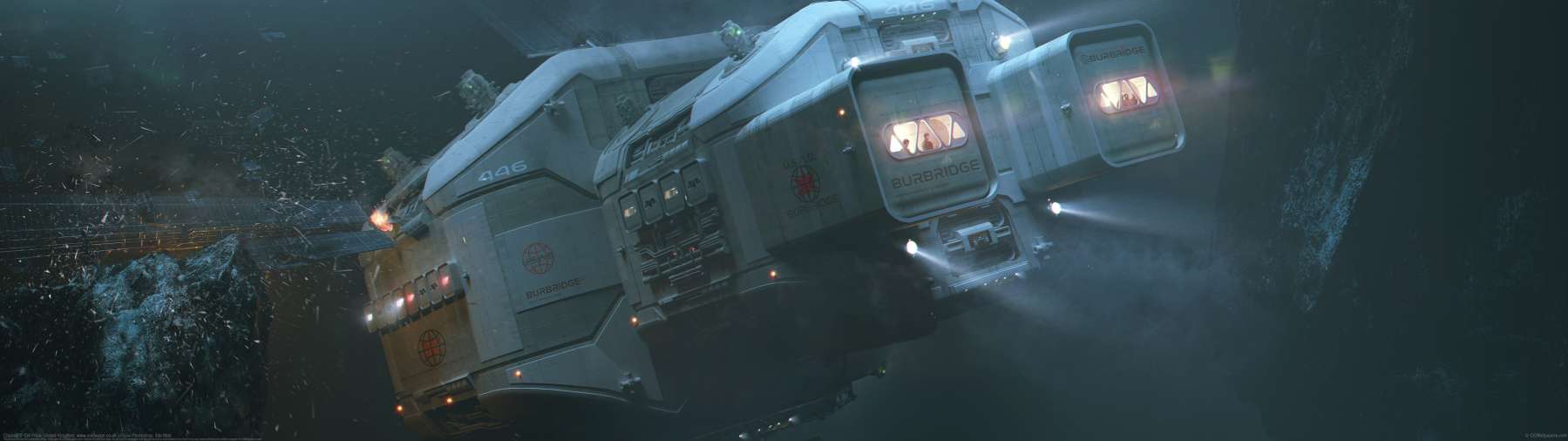 Clipped ultrabreit Hintergrundbild