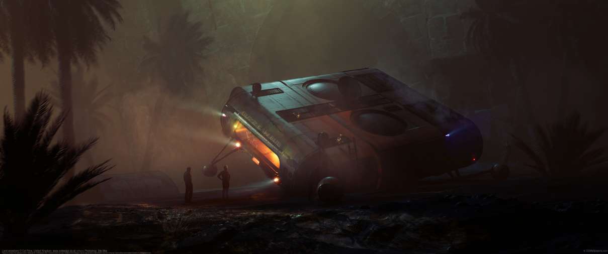 Land anywhere ultrabreit Hintergrundbild