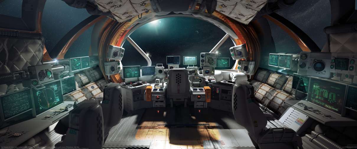 Per Aspera Ad Asta: early cockpit design ultrabreit Hintergrundbild
