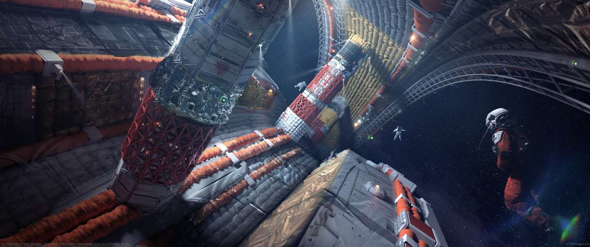 Per Aspera Ad Asta: early ship design 2 ultrabreit Hintergrundbild