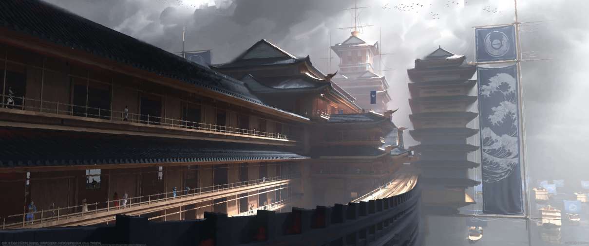 Yami no Kaiyo ultrabreit Hintergrundbild