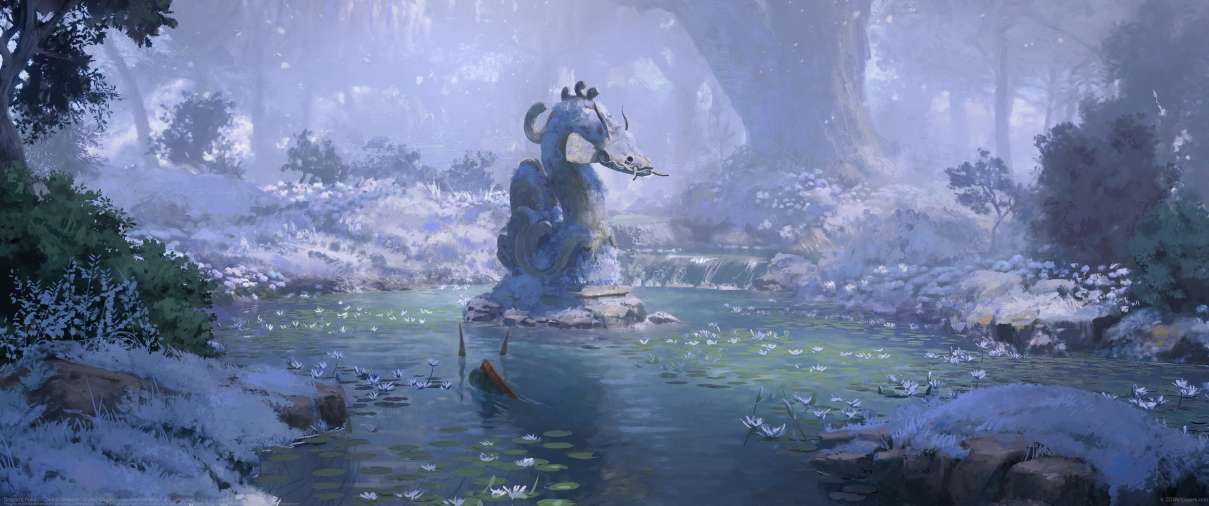 Dragon's Pond ultrabreit Hintergrundbild