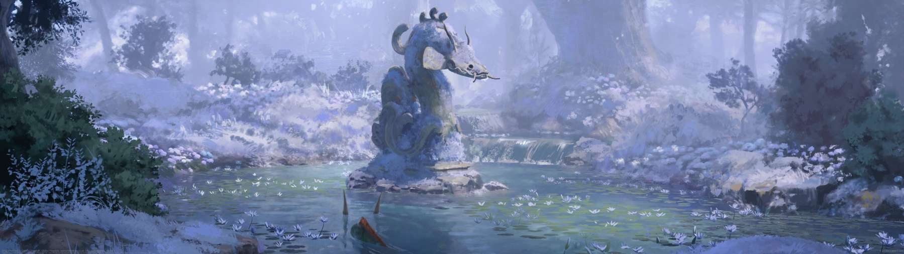 Dragon's Pond ultrabreit Hintergrundbild