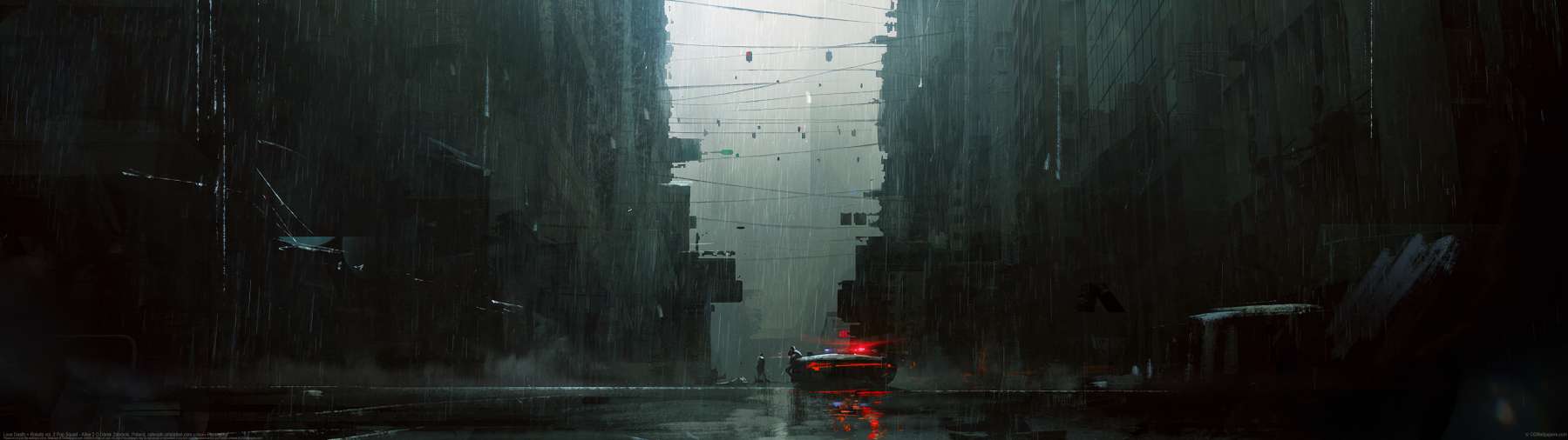 Love Death + Robots vol. 2 Pop Squad - Alley 2 ultrabreit Hintergrundbild