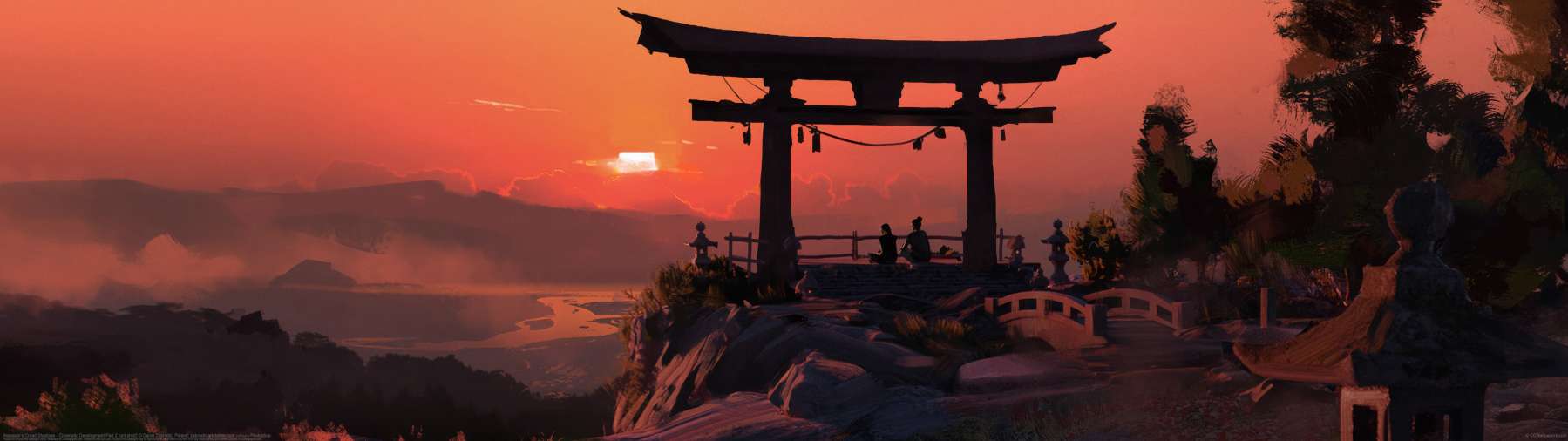 Assassin's Creed Shadows - Cinematic Development Part 2 - torii shot2 ultrabreit Hintergrundbild