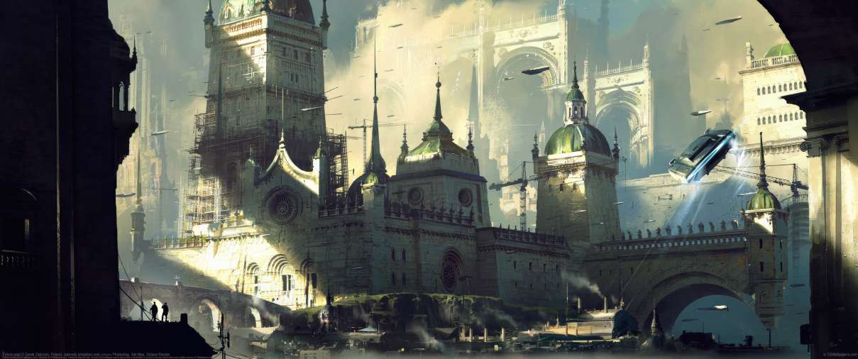 Future past ultrabreit Hintergrundbild