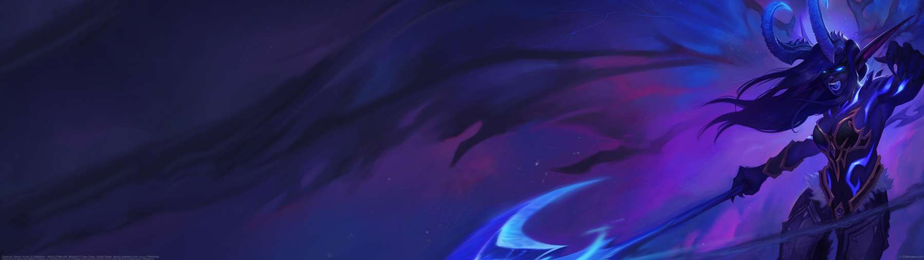 Devourer Demon Hunter UI Illustration - World of Warcraft: Midnight ultrabreit Hintergrundbild