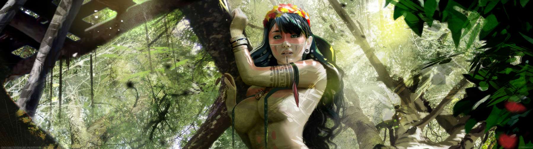 Amazon Jungle ultrabreit Hintergrundbild