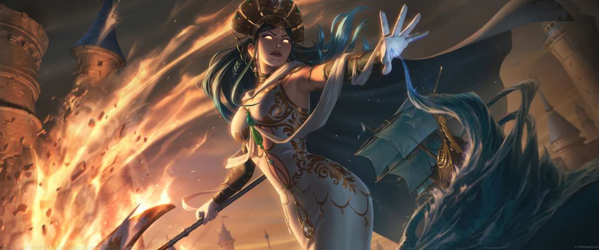 Lana Solaris - Splash Commission ultrabreit Hintergrundbild