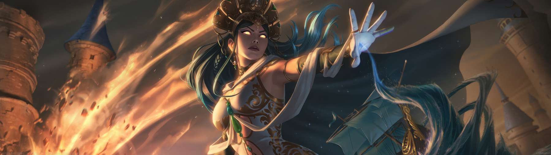 Lana Solaris - Splash Commission ultrabreit Hintergrundbild