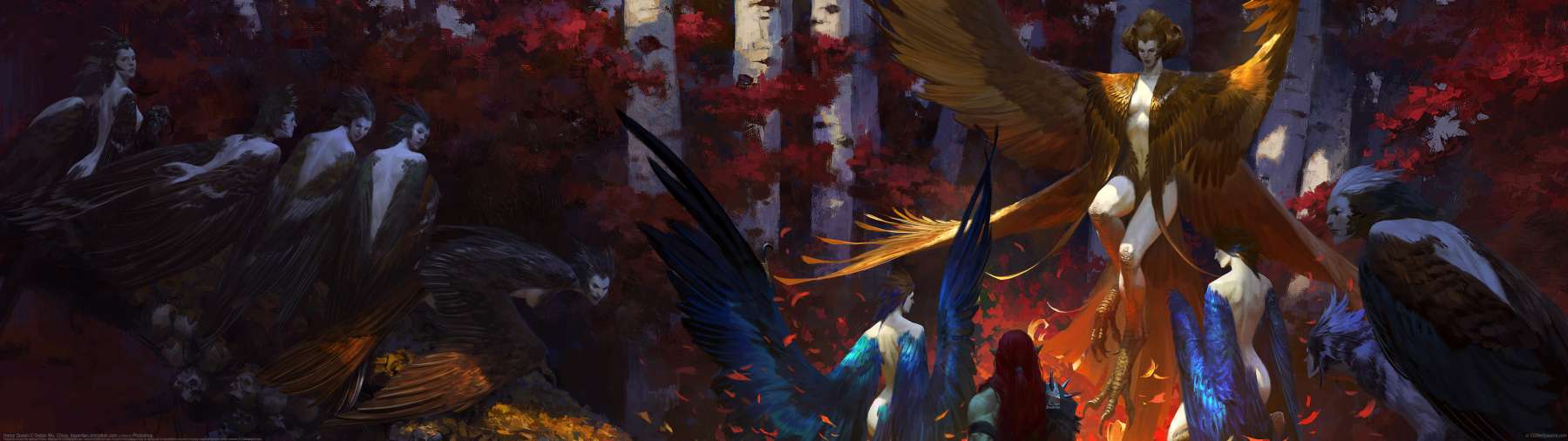Harpy Queen ultrabreit Hintergrundbild
