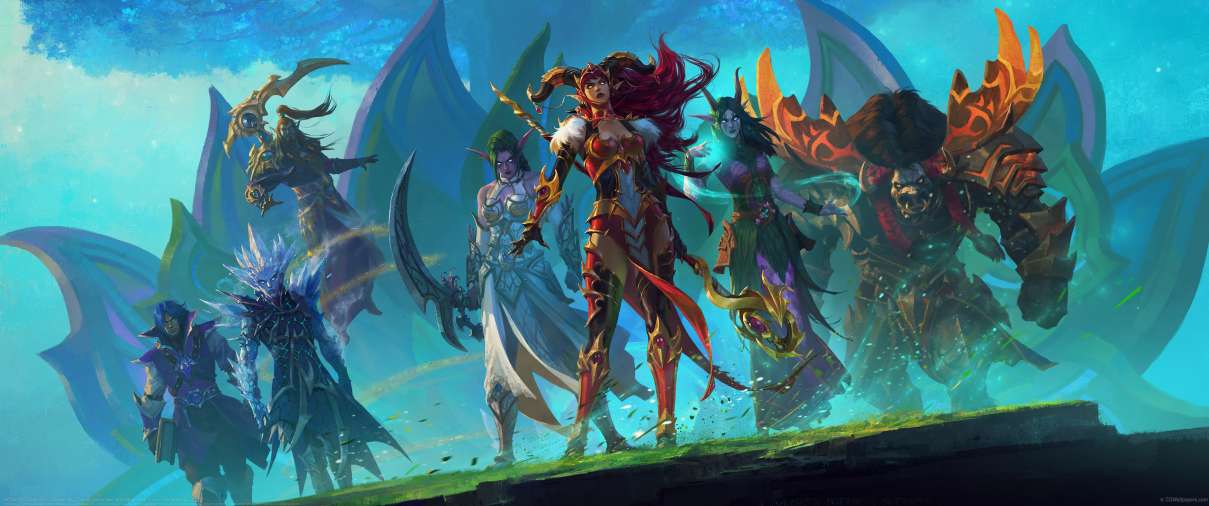 WOW 10.2 Key Art ultrabreit Hintergrundbild