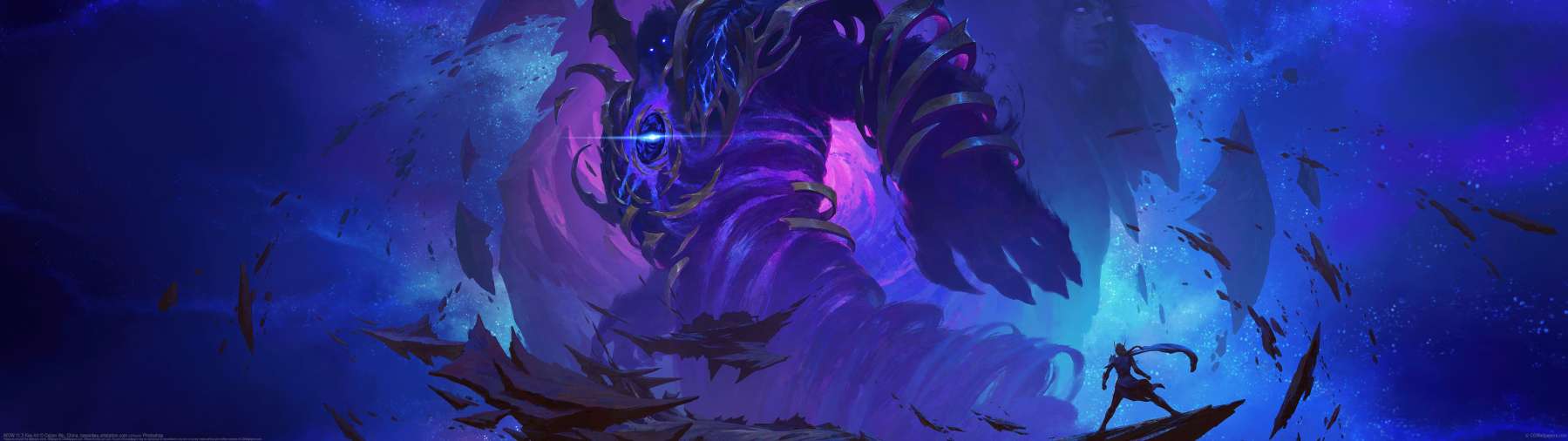WOW 11.2 Key Art ultrabreit Hintergrundbild