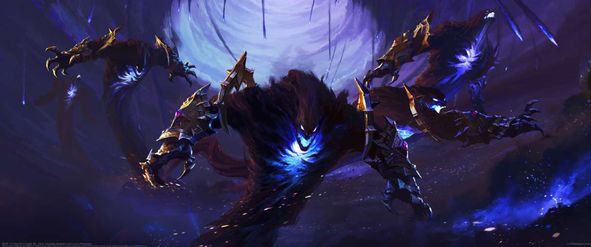 WOW 12.0 Key Art ultrabreit Hintergrundbild
