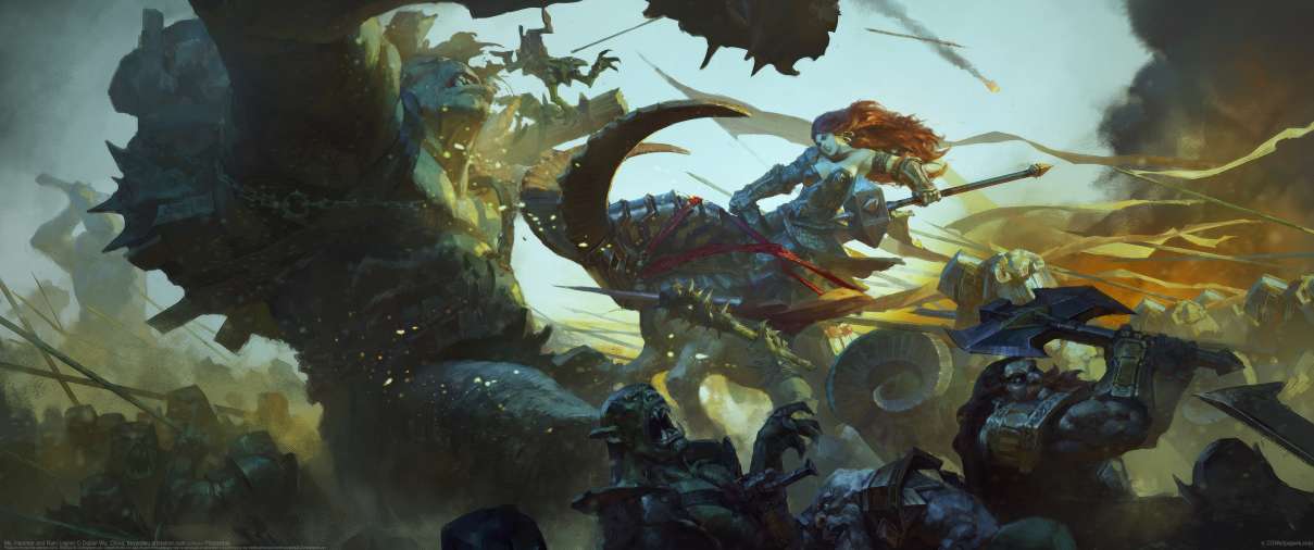 Ms. Hammer and Ram Legion ultrabreit Hintergrundbild