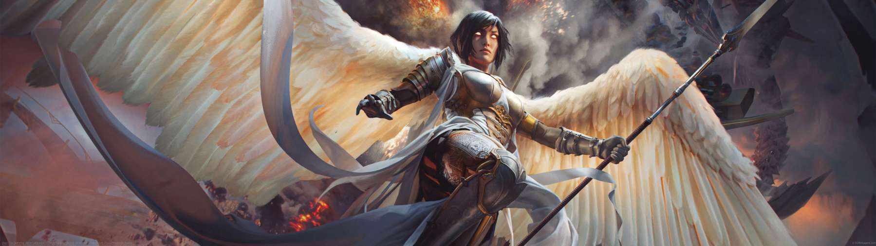 Magic The Gathering: Serra Faithkeeper ultrabreit Hintergrundbild