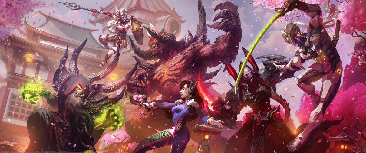Hanamura showdown ultrabreit Hintergrundbild