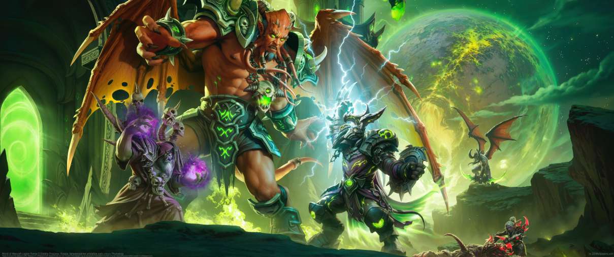 World of Warcraft Legion Remix ultrabreit Hintergrundbild