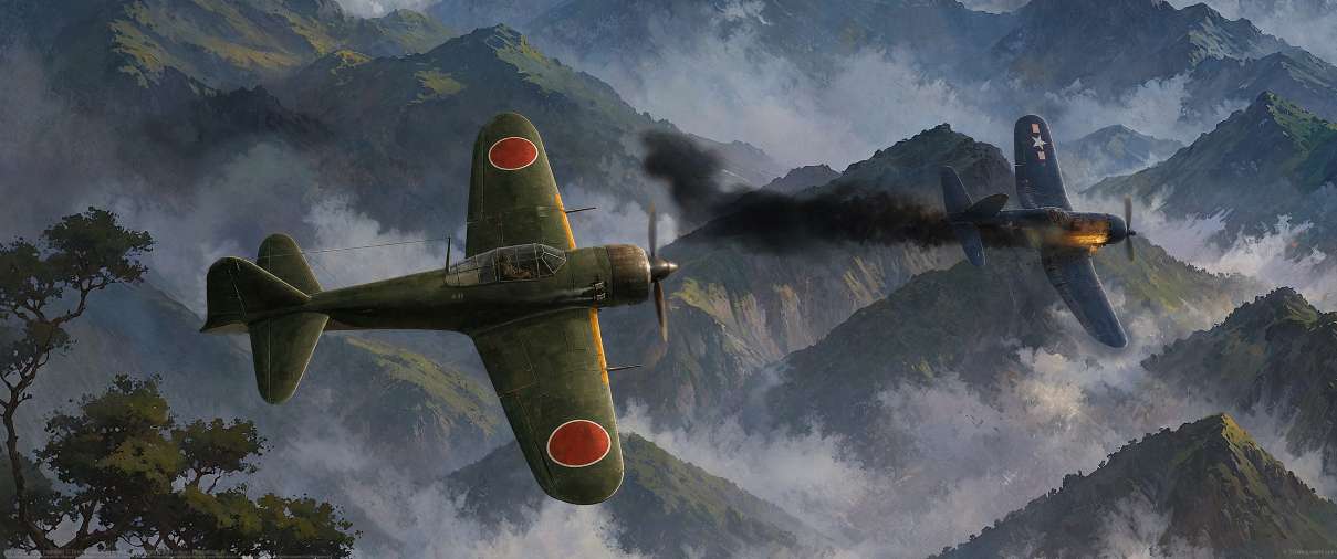 Zero-vs-corsair (remake) ultrabreit Hintergrundbild