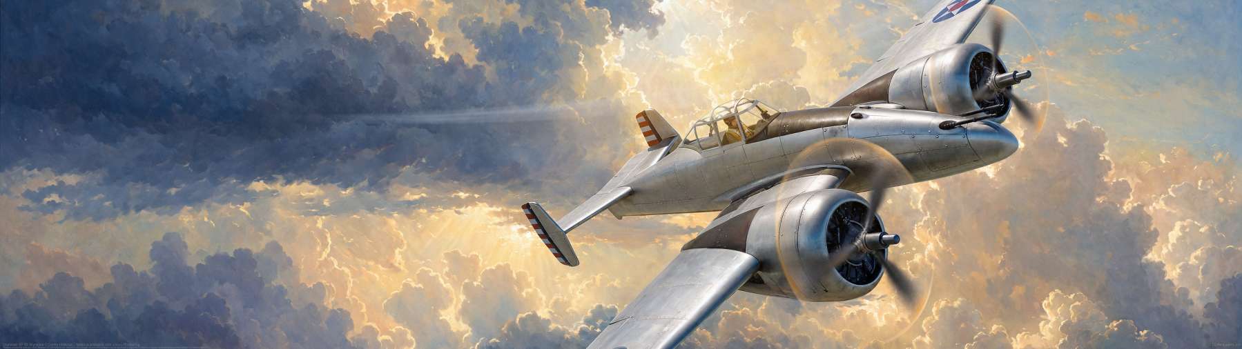 Grumman XP-50 Skyrocket ultrabreit Hintergrundbild