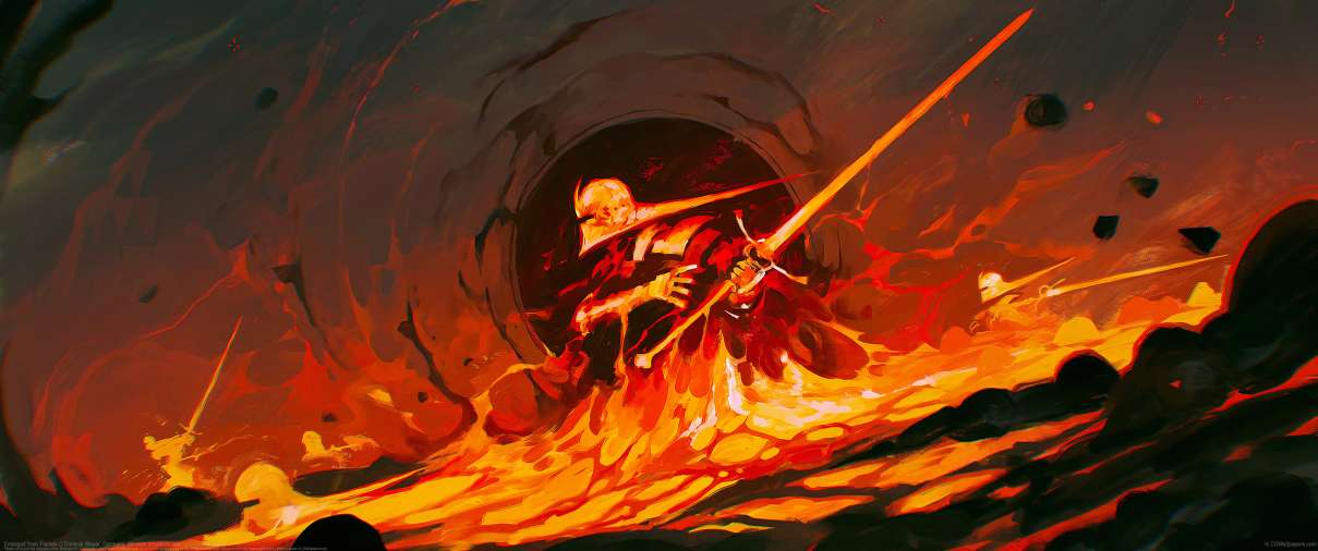 Emerged from Flames ultrabreit Hintergrundbild
