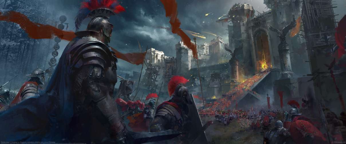 Roman siege ultrabreit Hintergrundbild