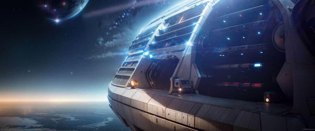 Sci-fi Heater Base ultrabreit Hintergrundbild