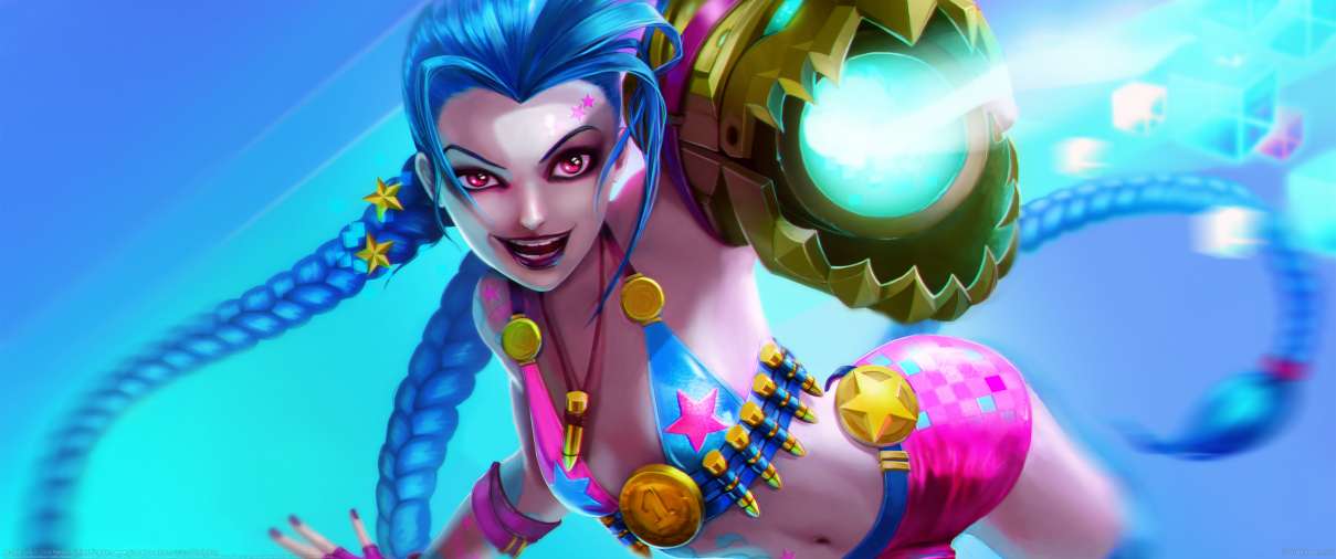 Arcade Jinx ultrabreit Hintergrundbild