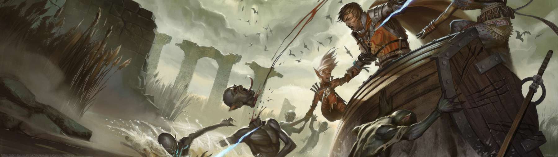 Pathfinder: War for the Crown cover art ultrabreit Hintergrundbild