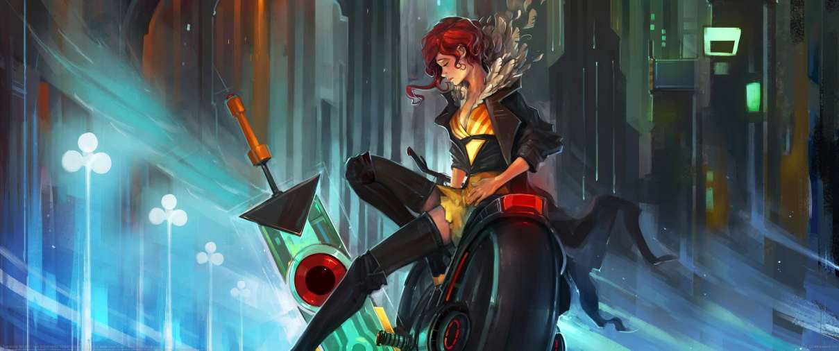 Transistor fan art ultrabreit Hintergrundbild