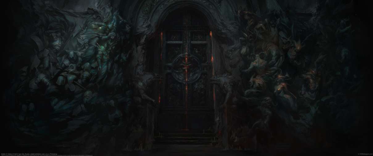 Diablo IV Gates of Hell ultrabreit Hintergrundbild