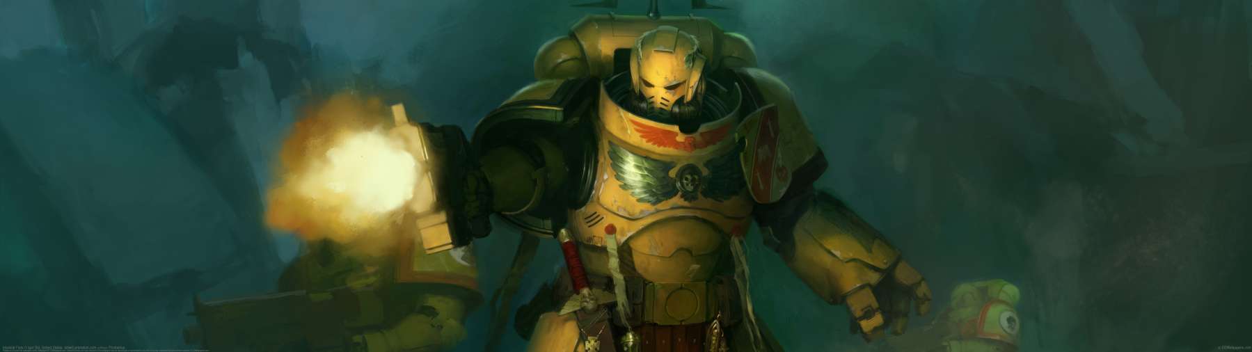 Imperial Fists ultrabreit Hintergrundbild