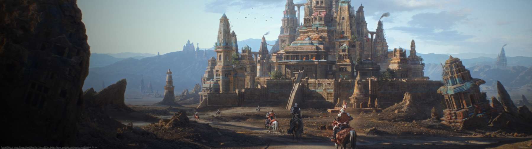 The Last Riders of Solara - Concept Art and Kitbash Set - Volume 1 ultrabreit Hintergrundbild